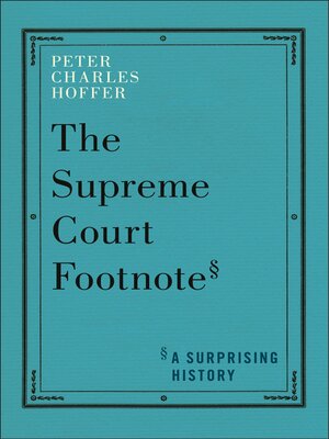 cover image of The Supreme Court Footnote